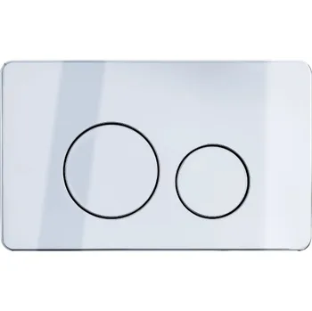 Splachovací tlačítko Splachovací tlačítko WC Balneo OXO stříbrné