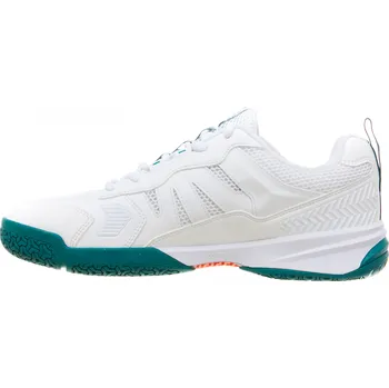 Pánská sálová obuv PERFLY Pánské badmintonové boty BS 590 bílé 41 BÍLÁ|ZELENÁ