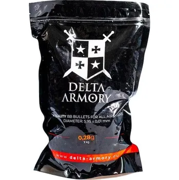 Airsoft Delta Armory airsoftové kuličky 0,28g 3570ks - bílé