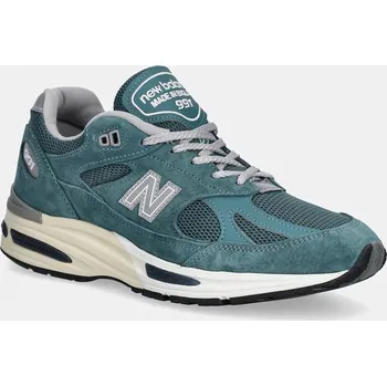 Pánská obuv Tenisky New Balance Made in UK U991BU2, 42, tyrkysová, 66X