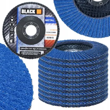 Příslušenství k brusce Brusný kotouč Black 125 mm P80, otvor 22,2 mm