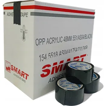 Lepicí páska Balicí páska ERG-BET černá, šířka 48 mm, délka 45 m, 1 ks