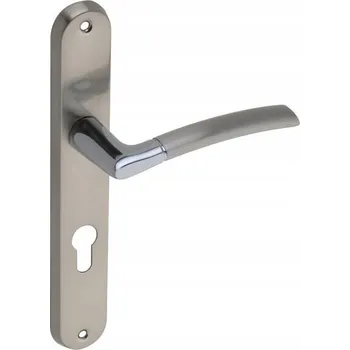 Dveřní kování Vnitřní klika Gamet Dlouhá, Štít kulatý, Rozeta pro vložku