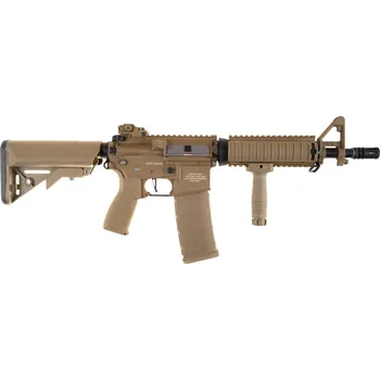 Airsoft Delta Armory airsoft zbraň AR15 CQB-R ALPHA Full Metal - Full Tan
