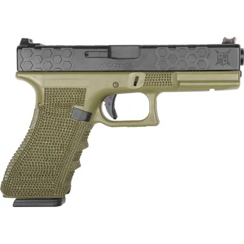 Airsoftová zbraň Delta Armory airsoft pistole P03 GBB Green Gas - Oliva