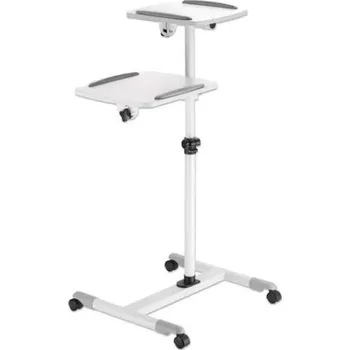 Projekční technika MANHATTAN vozík pro projektor/laptop, šedo-bílá