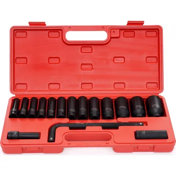 Gola sada Nástrčné rázové hlavice 1/2" 10- 32 mm 16ks, Kraft&Dele KD11755