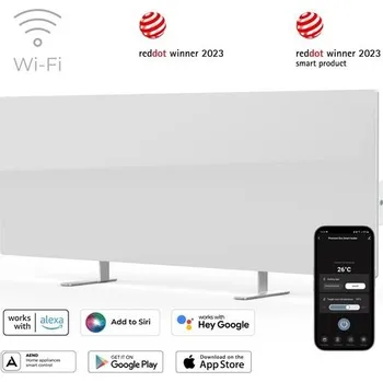 Přímotop Elektrický radiátor AENO AGH0001S Smart Eko Premium Bílý