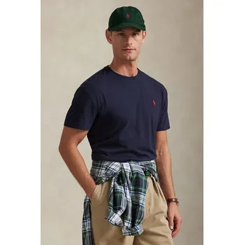 Bavlněné tričko Polo Ralph Lauren pánské, černá barva, 710707087 59X, vel. XL