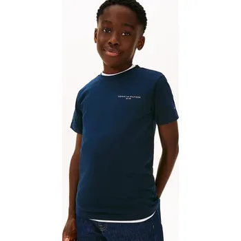 Dětské bavlněné tričko Tommy Hilfiger KS0KS00661.74.122.PPY2 námořnická modř 59X, vel. 80