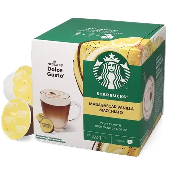 Káva Starbucks | Madagascar Vanilla Macchiato - Počet kapslí pro Dolce Gusto: 12