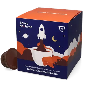 Káva Senso Nocturno | Salted Caramel Mocha - Počet kapslí pro Dolce Gusto: 16