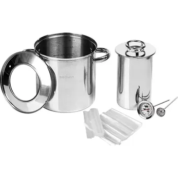 Kuchyňský gril Sada s vodním pláštěm - šunkovar 1,5 kg + hrnec (Profesionální výsledky z Vaší kuchyně. Šunkovar 1,5 kg + hrnec = kompletní dokonalost.)