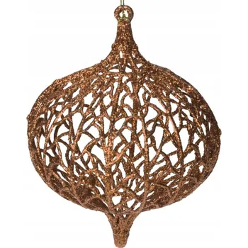 Vánoční dekorace Prolamovaná Vánoční Koule vánoční koule cm 1 ks