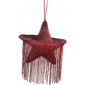 Vánoční dekorace Zdobená Vánoční Koule Hvězda 18 cm 1 ks