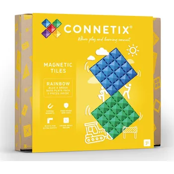 ostatní stavebnice CONNETIX Magnetická stavebnice - Základny Blue & Green (2 ks)