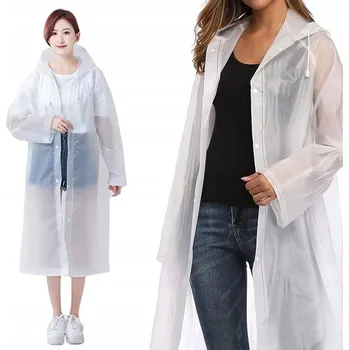 Pláštěnka Univerzální bílá pláštěnka do deště polyester