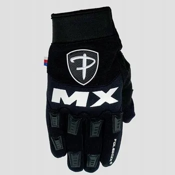 Rukavice POLEDNIK RUKAVICE / RUKAVICE CROSS MODEL MX II BARVA ČERNÁ VELIKOST
