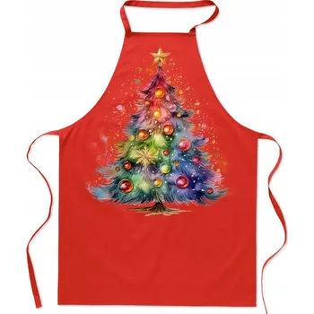 Kuchyňská zástěra Vánoce Mikuláš Dárek Pro Něj Pro Ni Kuchyňská Zástěra