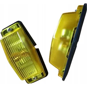 Příslušenství osvětlení automobilu DOUBLE BURNER Obrysové Světlo na masku OLD SCHOOL TRUCK TIR ŽLUTÁ