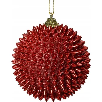 Vánoční dekorace Vánoční Koule na vánoční stromeček nerozbitná červená 8 cm