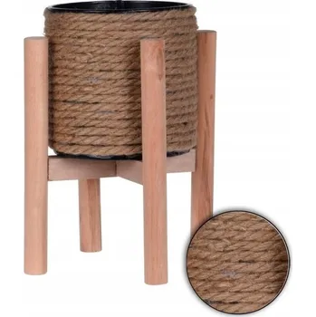 Květináč Držák Na Květináč ProGarden 23 cm dřevěný