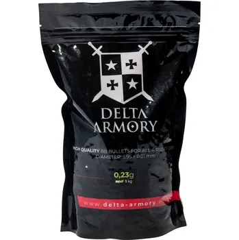 Airsoft Delta Armory airsoftové bio kuličky 0,23g 4300ks - bílé