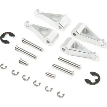 RC model E-flite čepy, panty podvozku, c-klipy: P-51D 1.5m