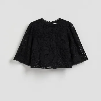 Reserved - Halenka s bavlnou - černý - 106IC-99X - 106IC-99X-XL