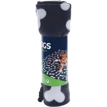 Pelíšek pro psa Pets Collection Černá deka pro psa 100 cm x 70 cm