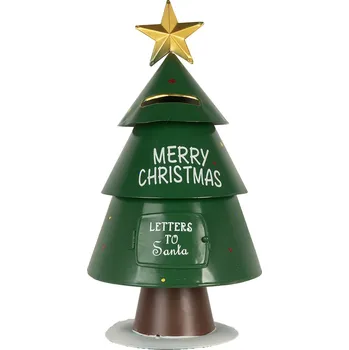 Poštovní schránka Clayre & Eef - Vánoční poštovní schránka CHRISTMAS TREE 6Y5860