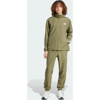 Dámské oblečení ADIDAS 3-STRIPES WOVEN TRACKSUITS XS BÉŽOVÁ