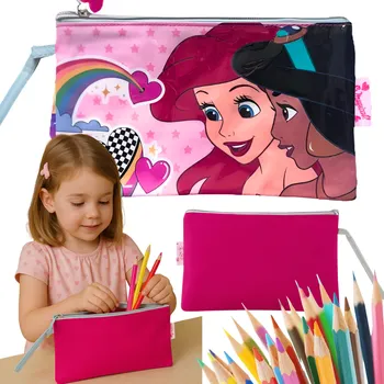 Kosmetická taška PENÁL KOSMETICKÁ TAŠKA DISNEY PRINCEZNY ARIEL JASMINA 24/15 CM