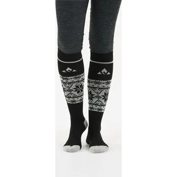 Vlněné lyžařské Ponožky Whistler Lorpen Černé 39-42