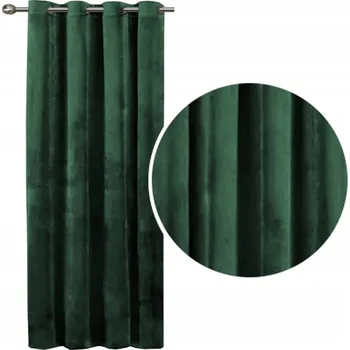 Obraz VELUROVÉ ZÁVĚSY IMPERIAL VELUR 140x250 cm, lahvově zelená