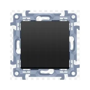 vypínač Jednopólový vypínač Kontakt-simon Simon 10 černý, zápustný