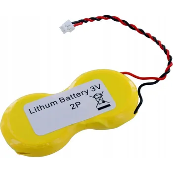 Baterie k notebooku NOVÁ CMOS BATERIE 2 x CR2032 3V BIOS NOTEBOOK HP LENOVO DELL KONEKTOR 2PIN