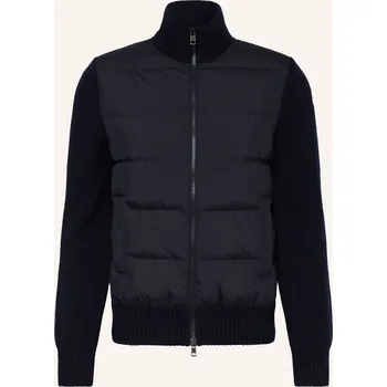 Moncler Pánská Péřová Bunda Tricot Ze Směsi Materiálů, tmavě...