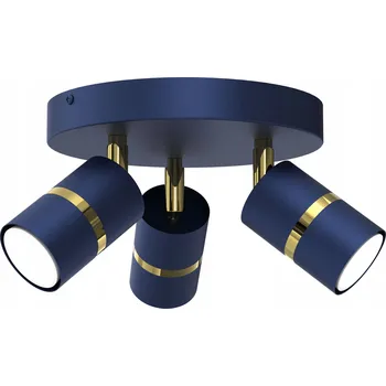 STROPNÍ SVÍTIDLO GRANÁT STROPNÍ SVÍTIDLO KOLO TRUBICE ZLATÁ GU10