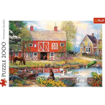 Puzzle Puzzle Trefl 2000 dílků - Idylka na venkově