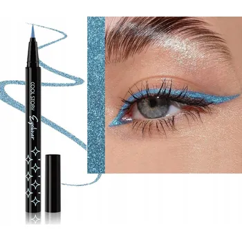 Oční linky Perleťové oční linky v tekuté formě Konturovací tužka Linka Řasenka Modrá #8