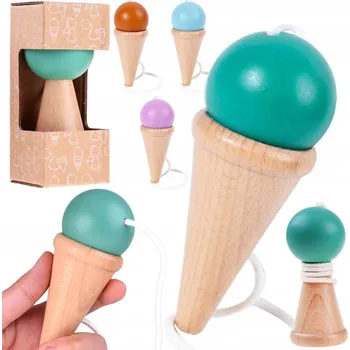 Dřevěná hračka Dřevěná dovednostní hra chyť kuličku ZA4717