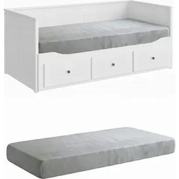 Prostěradlo Luxcovers potah přehoz na matrace 80x200 na postel šedá