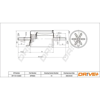 Palivový filtr Palivový filtr DRIVE+ DP1110.13.0023