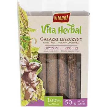 Krmivo pro hlodavce Vitapol pamlsky dřevěné tyčinky 0,05 kg křeček, osmák degu, králíky, myši, potkany, činčily, morče