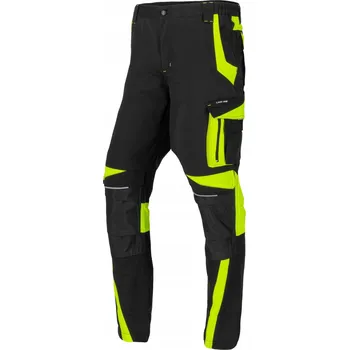 Pracovní obuv Pánské pracovní kalhoty do pasu černo-žluté 270g/m2 Lahti Pro L40551 M