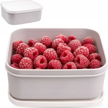 Dóza na potraviny NÁDOBA NA POTRAVINY PLASTOVÁ DO LEDNIČKY NO FROST NA DORT 700ml