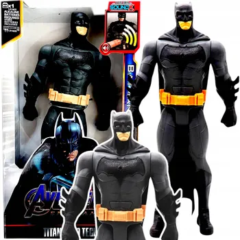 Figurka BATMAN DC 30cm INTERAKTIVNÍ VELKÁ FIGURKA POHYBLIVÁ ZVUK POHYBUJE SE AVENGERS