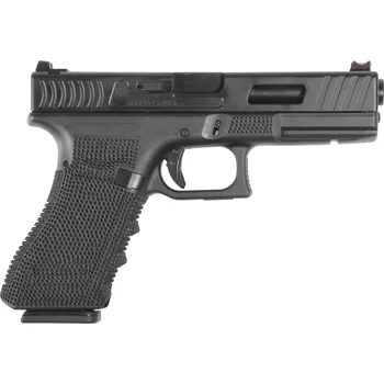 Airsoftová zbraň Delta Armory airsoft pistole P01 GBB Green Gas - černá