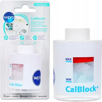 Praní a péče o prádlo Filtr proti vodnímu kameni WPRO do pračky CALBLOCK+